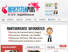 Tablet Screenshot of infosystemplus.com
